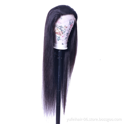 Wholesale Virgin Brazilian Cuticle Aligned Hair Vendors,Raw Virgin Human Hair Full Lace Wig Curly Human Lace Wig